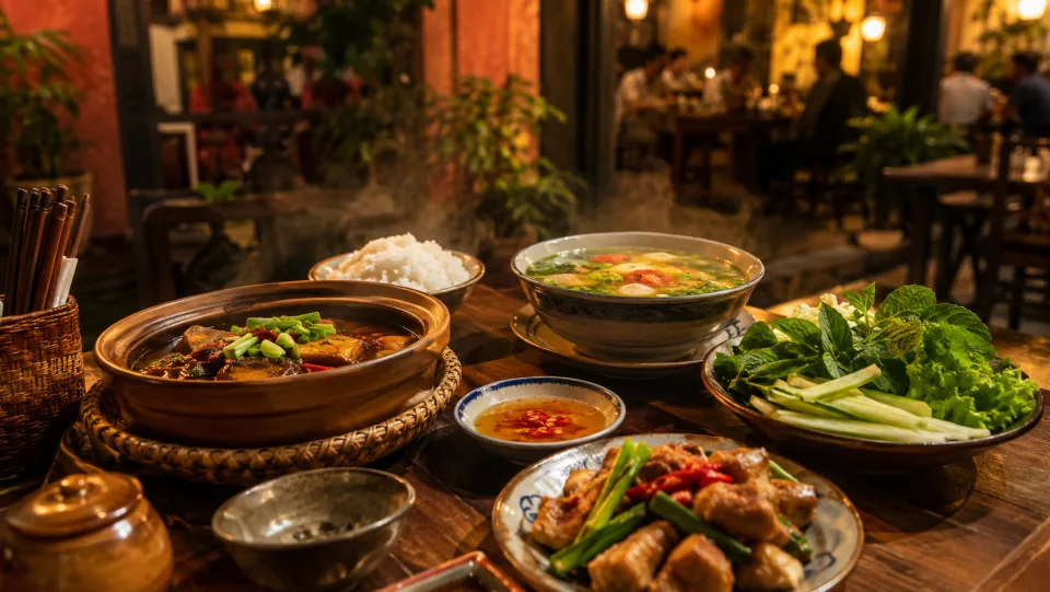 Bàn ăn tại Lê Thị Ngọc Hà